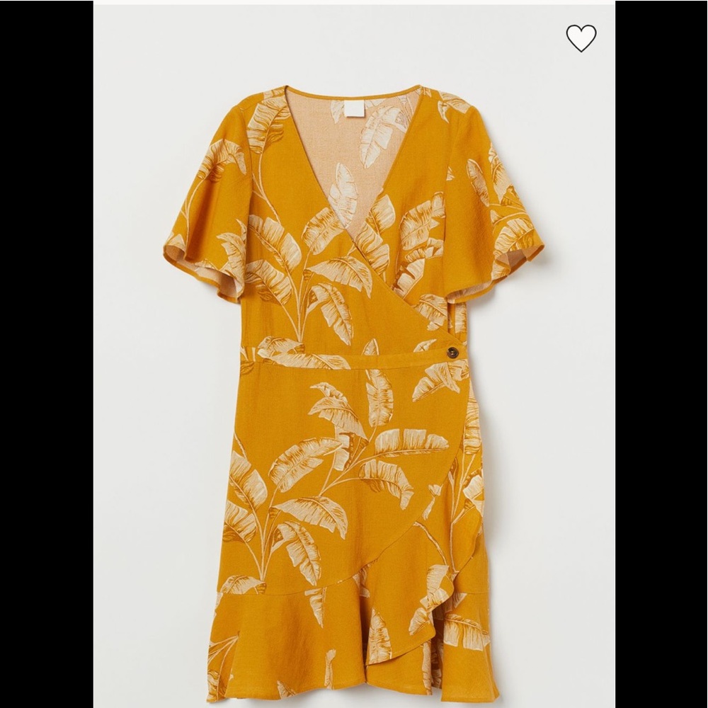 H&M Wrap Floral Summer Dress New NWT F25016
